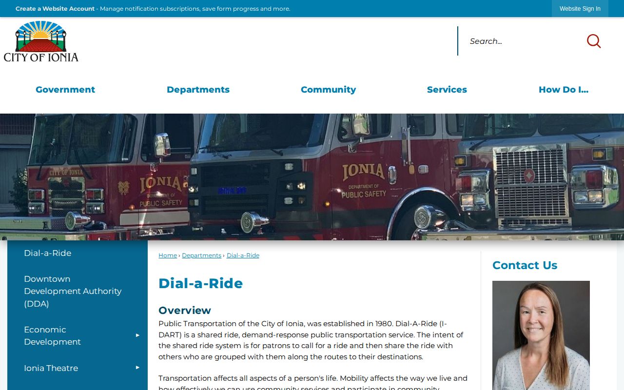 Ionia County release transportation information from Dial-A-Ride and I-Go